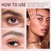 QIBEST Natural Colourless Styling Eyebrow Wax Relaxing Eyebrow Fixing Soap Transparent Long-Lasting Eyebrow Defining Gel Makeup 6