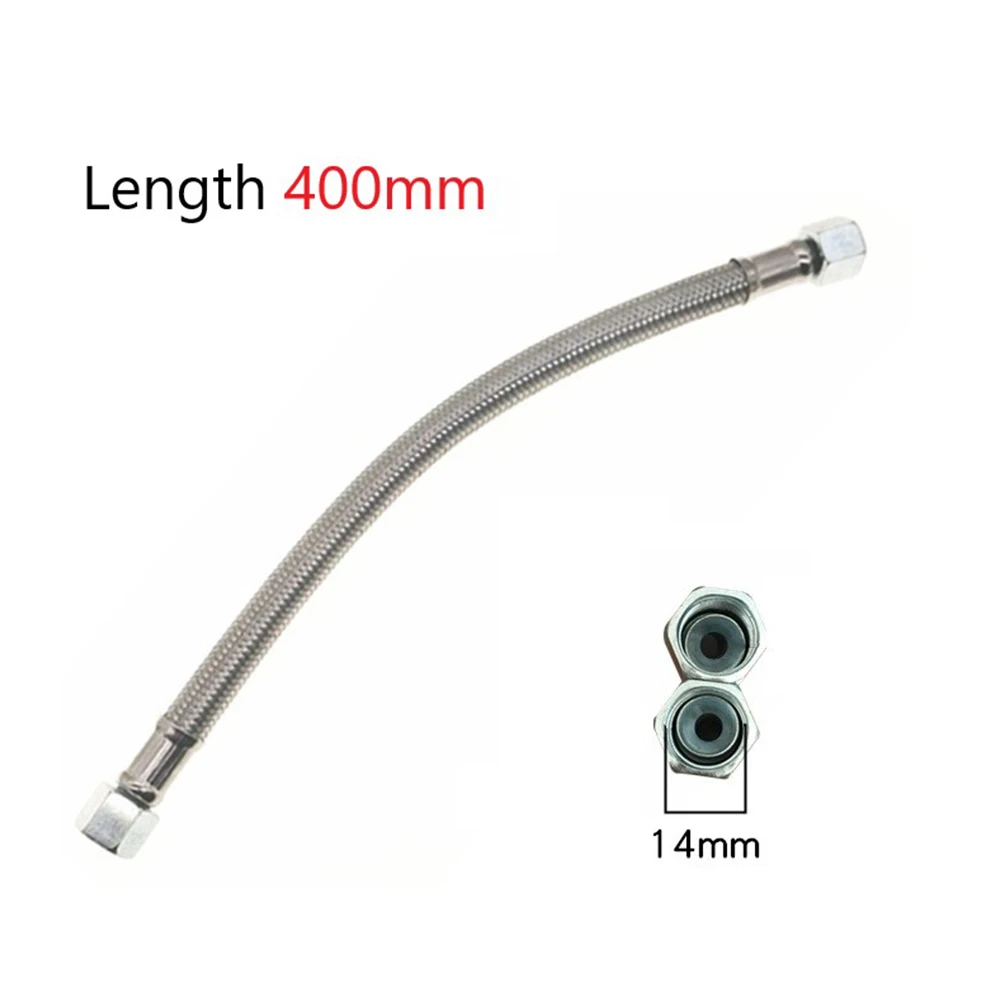 

Connector Air Compressor Tube Stainless Steel 14/16/19mm 1pc Intake Oil-free Replacement Silver Compressor Pump