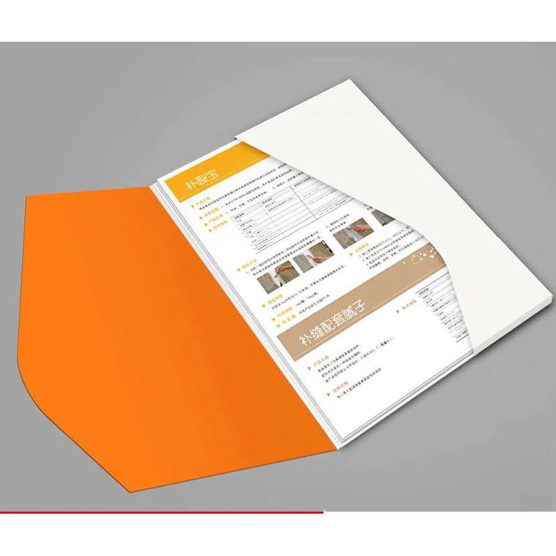

Customized product、Document Pouch paper folder with pocket offset pint foil print lamination customised logo printing