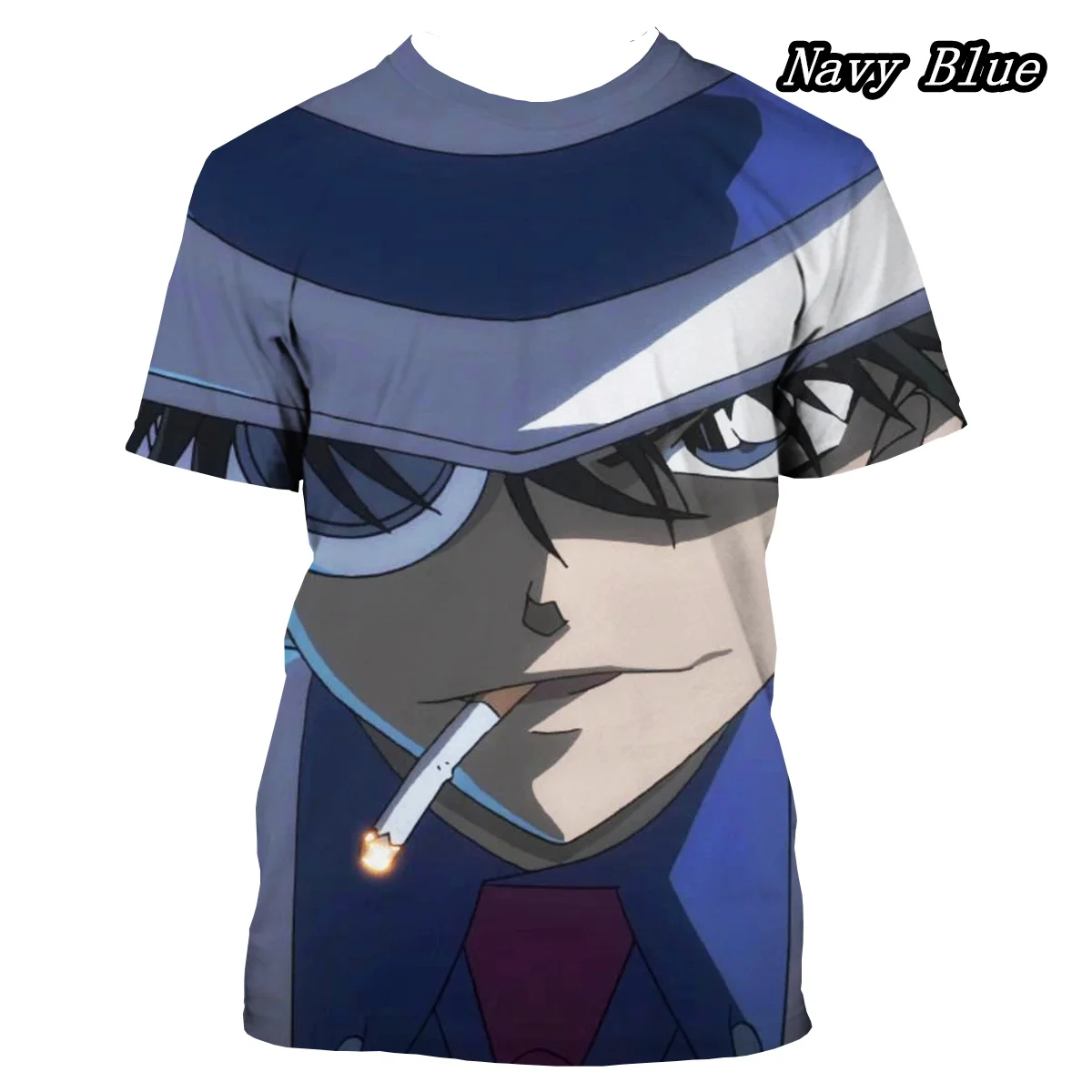 Fashion 3D Printing T-shirt Anime Name D-Detective Conan Kaito Kidd Shuichi  Akai Pattern Trend Unisex Short Sleeves - AliExpress