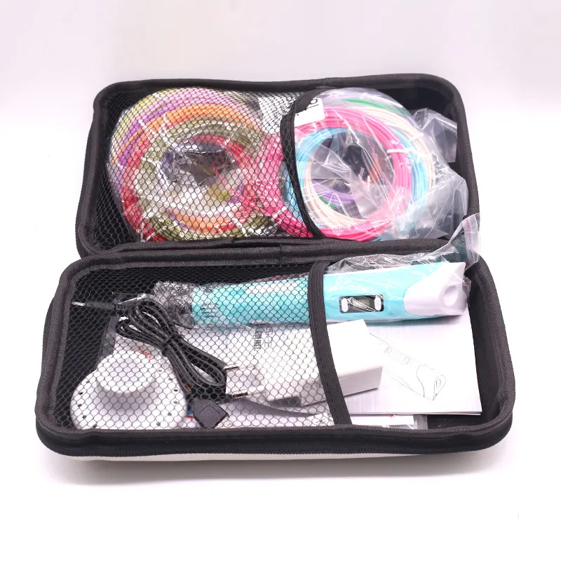 3D Pen 3D Printing Pen 100m PLA Filament 1.75mm DIY Pen With Case Kids Educational Toys Gift