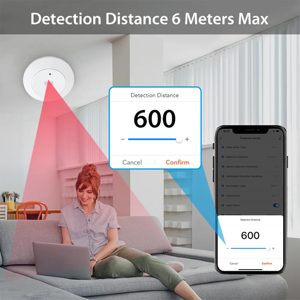 Smart Radar Human Presence Detector WiFi ZigBee