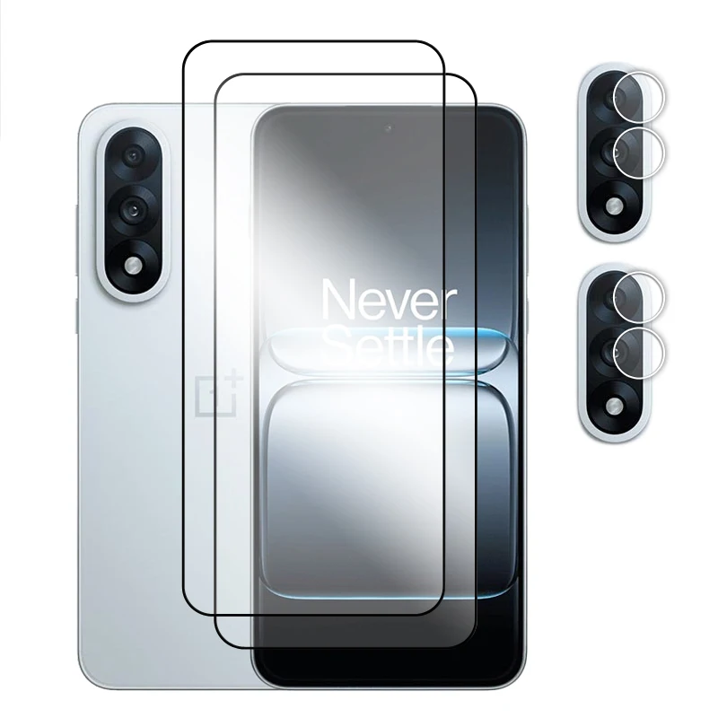 6-in-1 Full Cover Tempered Glass Screen Protector with 2.5D Edge