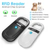 Escáner digital de chip de identificación para mascotas, RFID, USB, portátil,134.2 kHz.