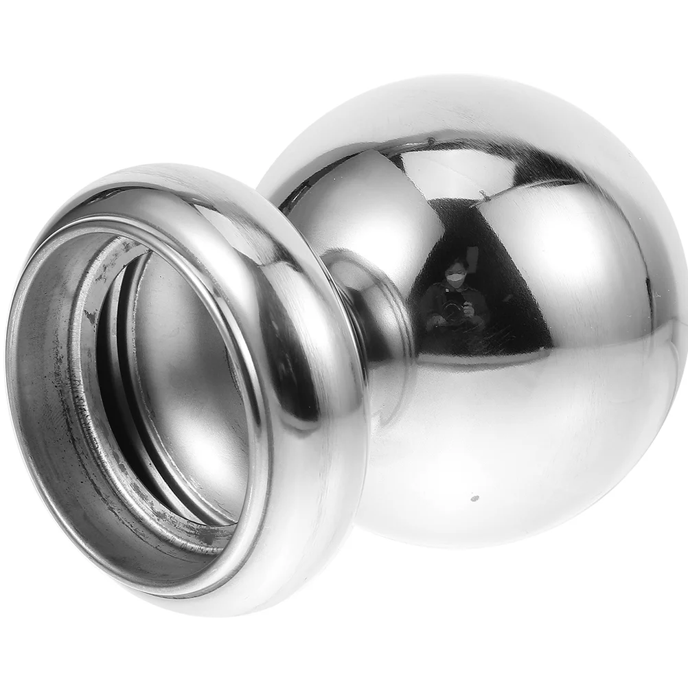Handrail Ball 51/63mm Stair Railing Finial Ball Stairway Railing Ball Rail Decor  Stainless Steel Hollow Ball Outdoor Decoration