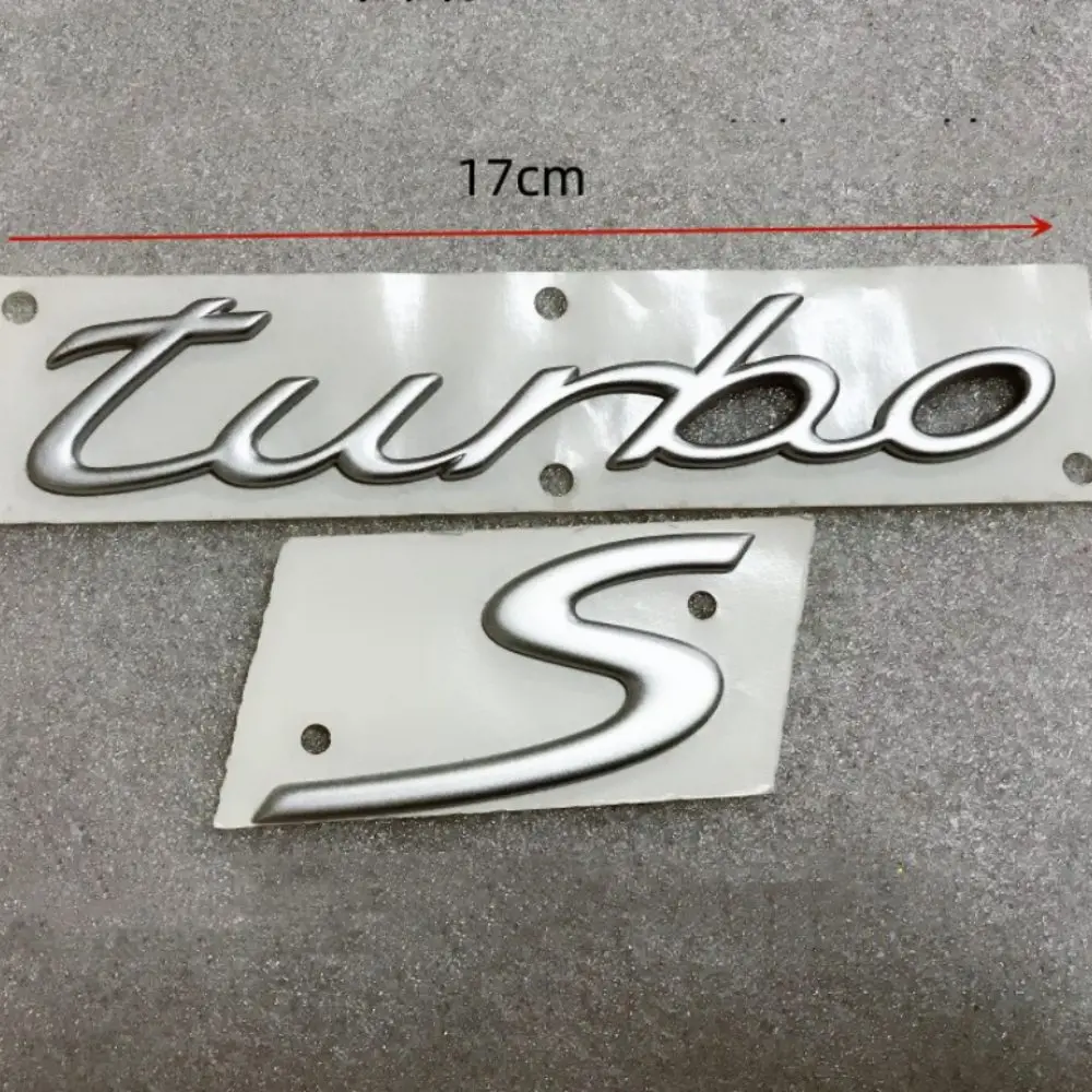 Cayears 터보 S GTS 올드 스타일 대형 엠블럼 차체 후면 뚜껑 트렁크 부츠 레이싱 스티커 배지, 1990 2011 차량에 적합