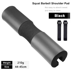 Comfort Grip Barbell Pad for Weight Lifting and Gym Fitness (88-Black)