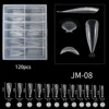 New 150pcs Dual Forms Nail Mold with Edges Inside Acrylic False Nails Tips Quick Building Gel Mold Extension Top Upper Forms 4