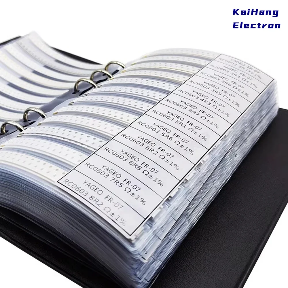 0201 0402 0603 0805 1206 SMD Ceramic capacitor assortment kit 51~92Values each 25pcs 50pcs capacitor sample book 10pF 100nF 10uF