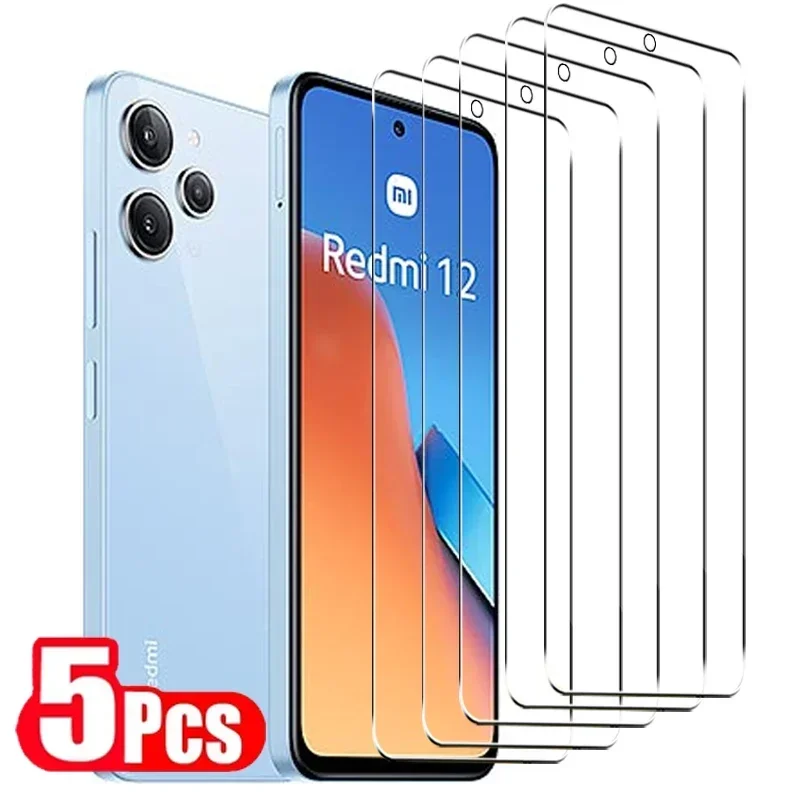 

5 шт., Защитное стекло для Xiaomi Redmi 12 12C 10C 10A 9A 9i 9C 9T 10 9 8 7 K40 K50 K60 Pro
