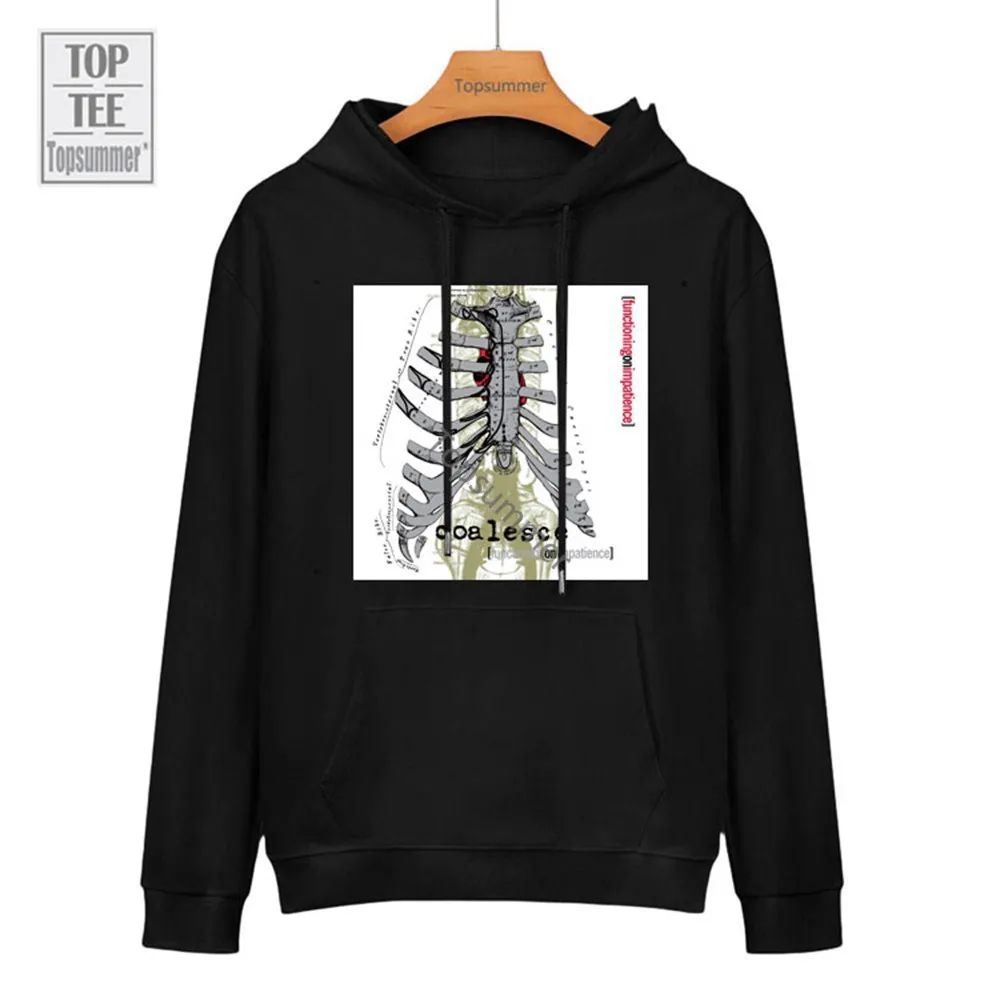 

Functioning On Impatience Album Sweatshirts Coalesce Tour Sweatshirt Couples Pop Fashion Black Hoodies