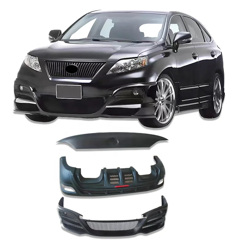 

Передняя губа задний спойлер для Le xus RX270 RX350 2009-2012 видов искусственного тела из АБС-пластика автомобильные запчасти диффузор сплиттер
