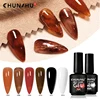 CHUNSHU Jelly Amber Gel Nail Polish 15ML Translucent Brown Color Nail Art Gels Semi Permanent Soak Off UV LED Gel Polish Varnish 1