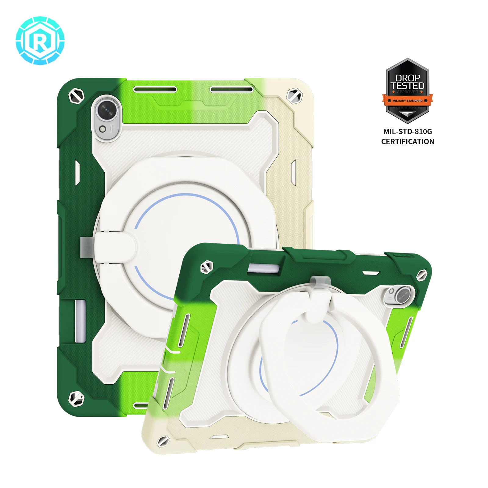 Durable Shockproof Tablet Cover with Pen Slot and Stand
