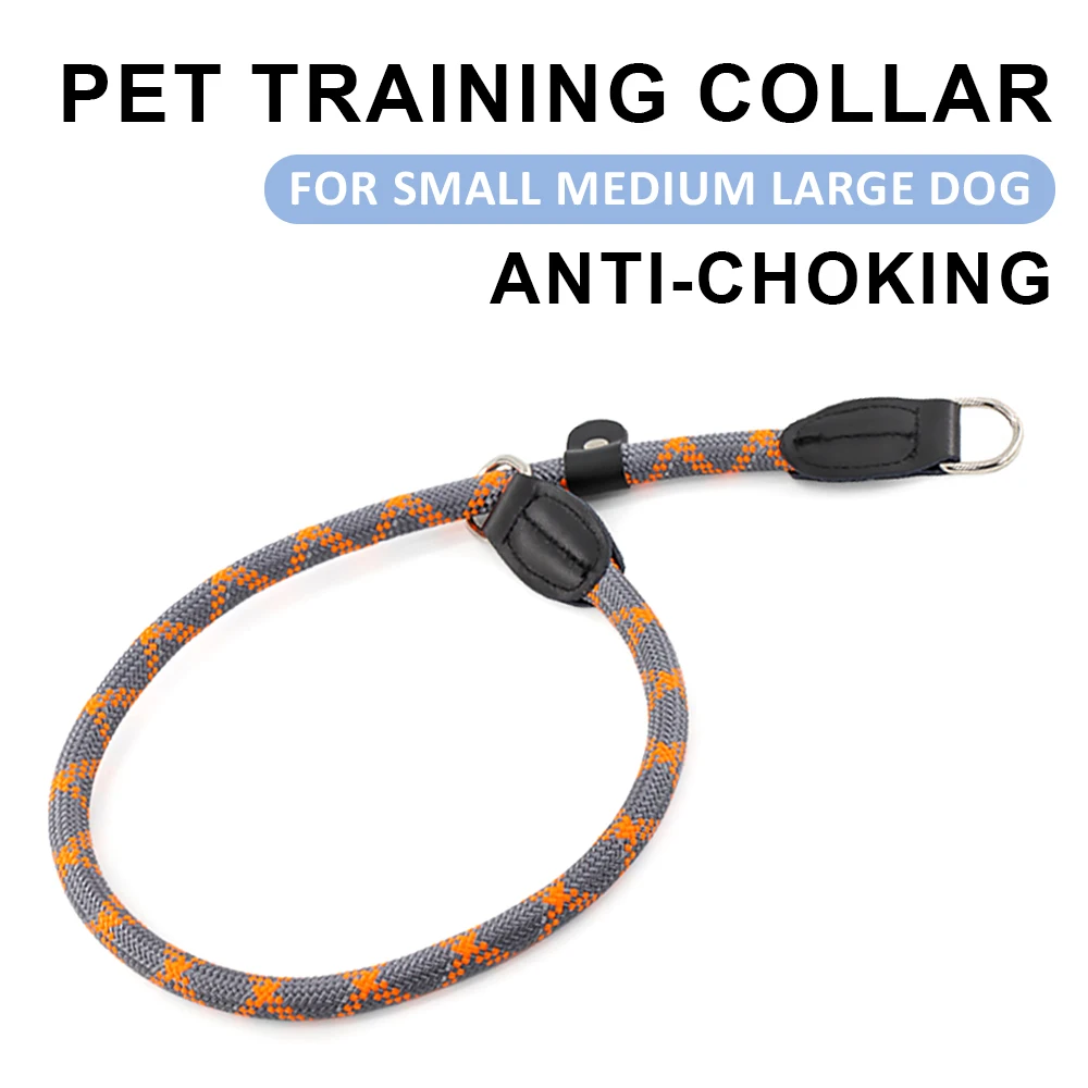 PetDogCollarTrainingAntiChokingChokerWalksforSmallMedium
