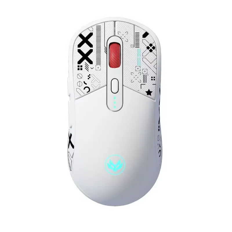 Dual-mode Wireless 2.4G/BT RGB Optical Mouse 500mAh Rechargeable Office Gaming Mouse 3200DPI PAW3212 Laptops Desktop Computer