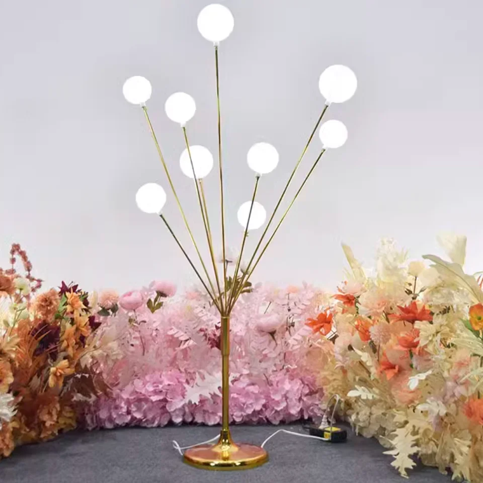 

10pcs)gold wedding decoration chandelier stand back drop stage decoration gold Pedestals Pedestals Pillar stand