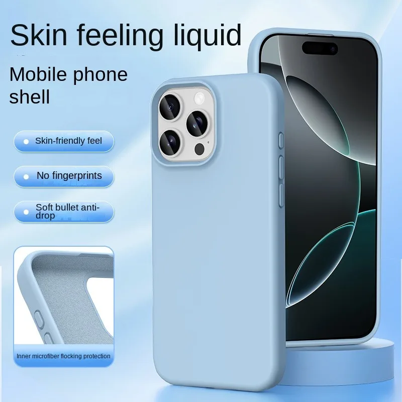Enhanced Liquid Silicone Magnetic Phone Case - Skin-friendly Cover-Compatible with Magsafe Chargers