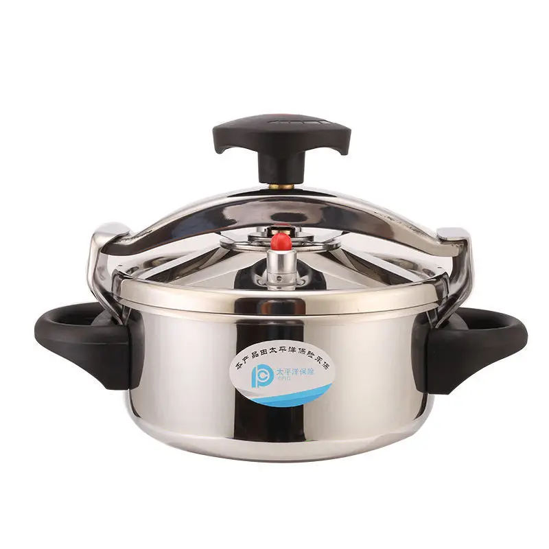 

Small Stainless Steel Pressure Cooker for Gas Stove and Induction Cooktop Explosion-Proof Pot for Home Kitchen and Hotel Cooking