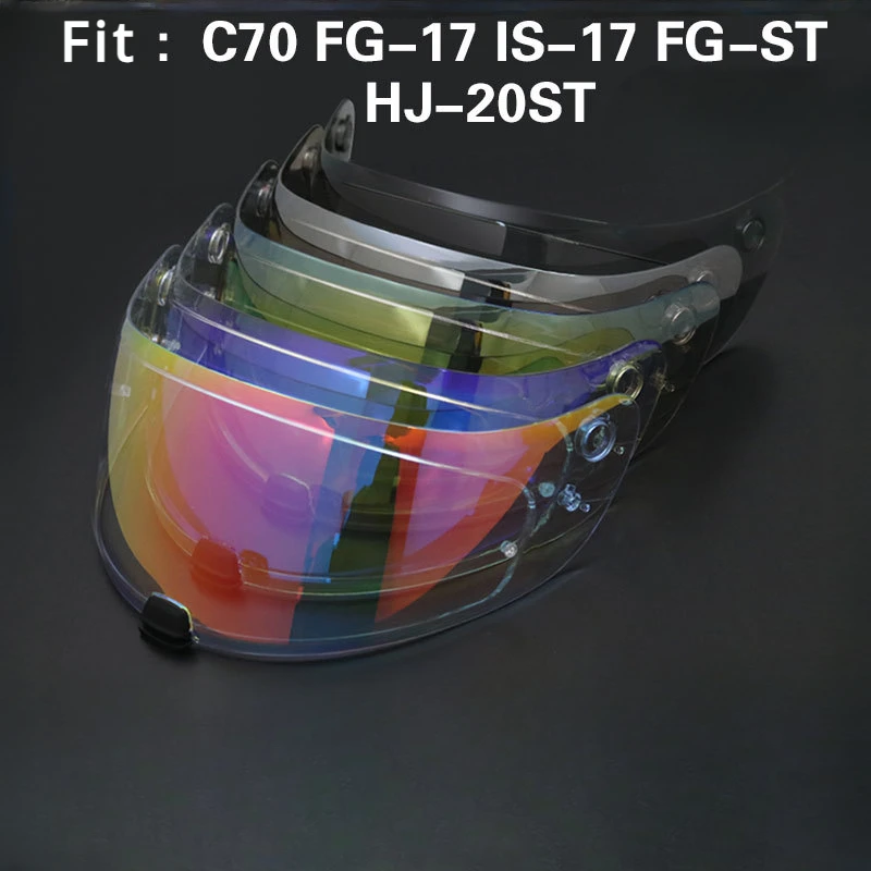 Scudo Per Casco Hj20M Per Hjc C70 Fg-17 Fg-St Is-17 Visiera Per Casco Moto Protezione Uv Casco Visiera Per Casco Moto
