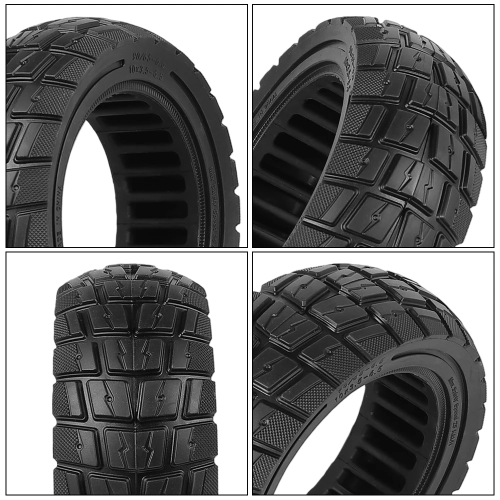 90/65-6.5 Solid Tire for Dualtron Thunder Kaabo Wolf Zero Electric Scooters 11Inch Off-road Wear Resistant Puncture Proof Tyre