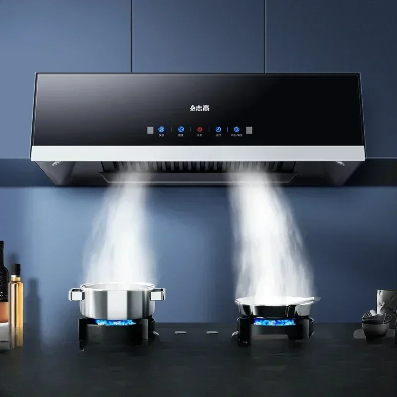 Household Kitchen High-Power Suction new Range Hood , Chinese and European Style, Auto-Cleaning Oil Exhaust Fan 6