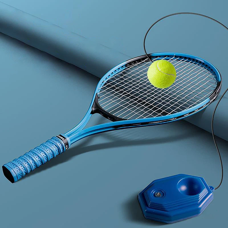 Tennis Training Aids Base With Elastic Rope Ball Practice Self-Duty Rebound Tennis Trainer Partner Sparring Device tennis accessories tennis trainer