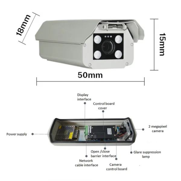 ALPR Camera with Software License Plate Recognition Parking Guidance 2