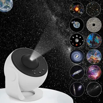 2023 NEW 13 in 1 LED Starry Sky Galaxy Projector Night Light 360° Rotate Planetarium Projector Lamp for Kids Adults Room Decor