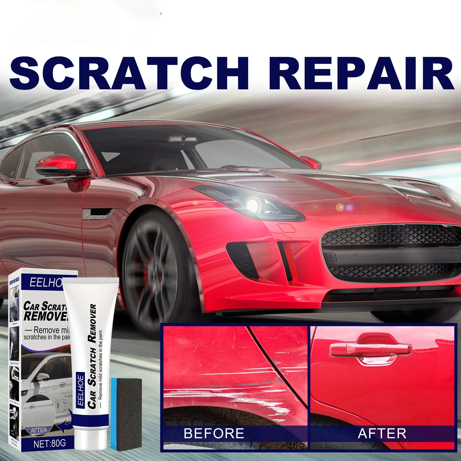 Car Auto Scratches Repair Wax Scratch Remove Reapir kit Paint Care Wax  Polishing Car Paste Polish Cleaning Tools For Car Styling