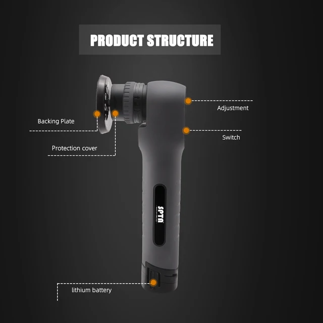 A Revolução da Polição de Carros: SPTA Mini Cordless Polisher 2 SPTA Mini Cordless Polisher: Professional Car Detailing at Your Fingertips