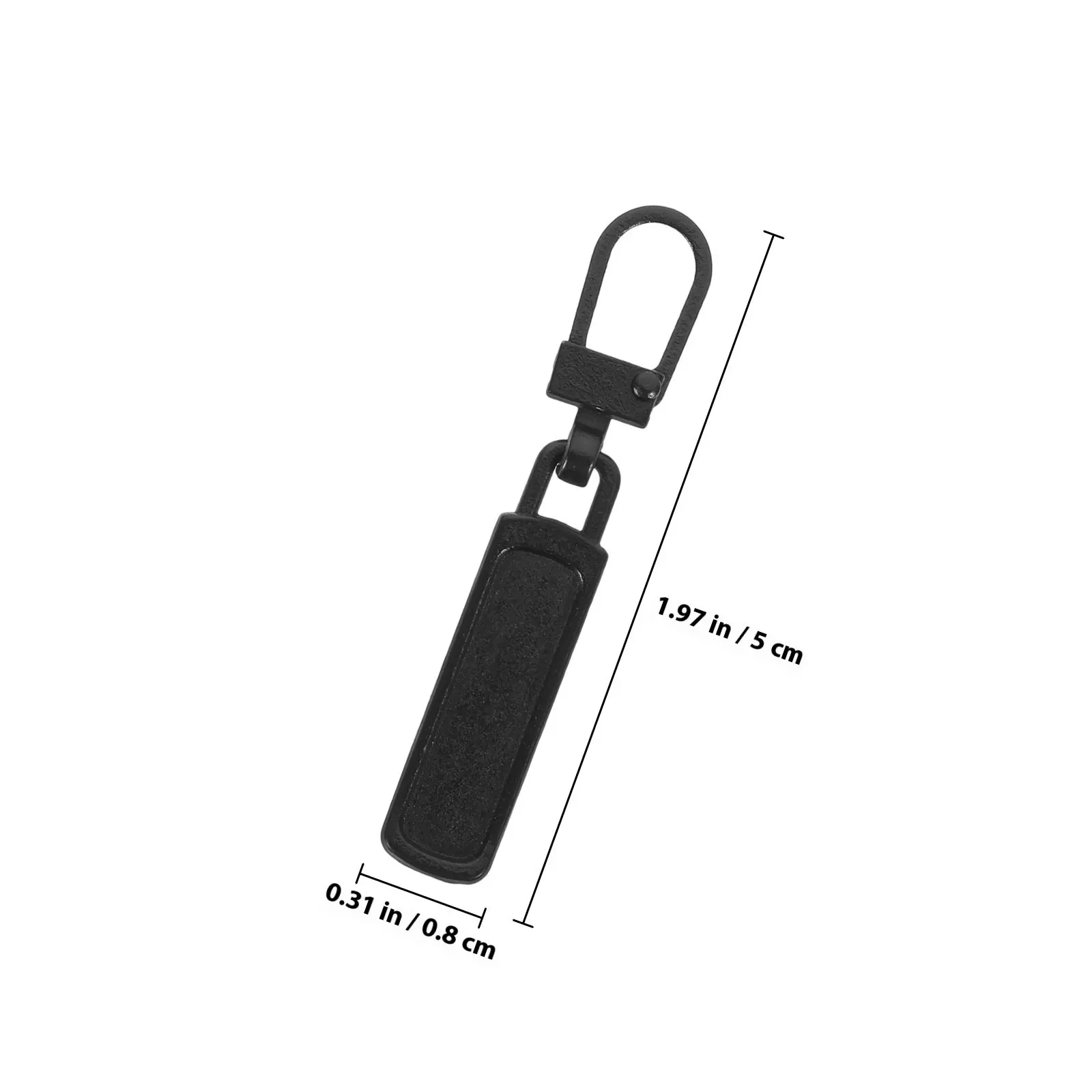 10Pcs 금속 지퍼 손잡이 탈부착 가능 교체 슬라이더 수리 키트 (옷, 재킷, 배낭, 신발 지퍼 손잡이 교체용)