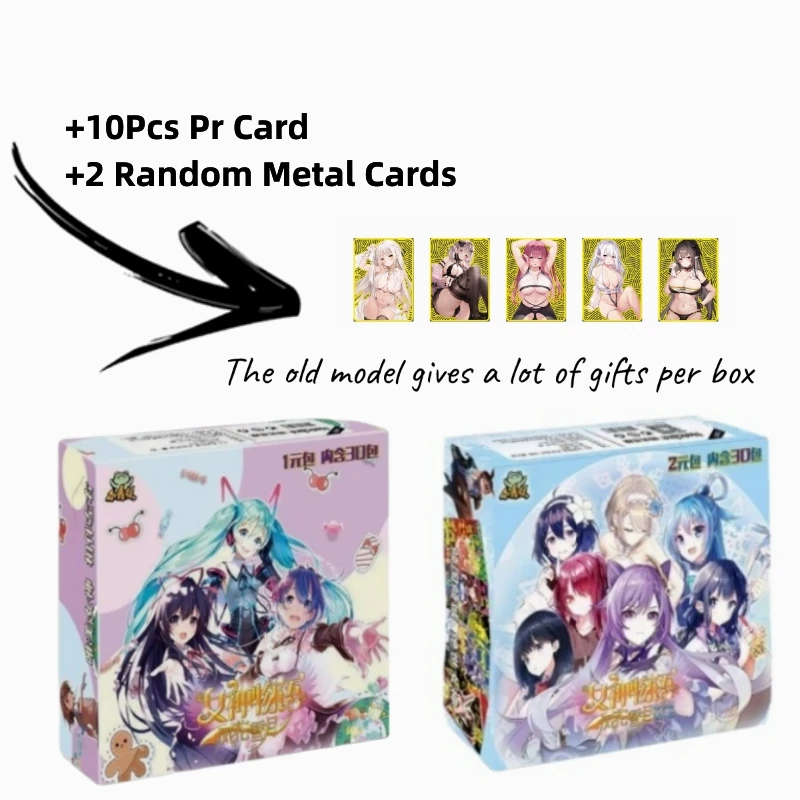 

2024 Goddess Story Cards Collection Cards Cute Girl Booster Box Tcg Swimsuit Bikini Feast Booster Box Toys Hobbies Gift