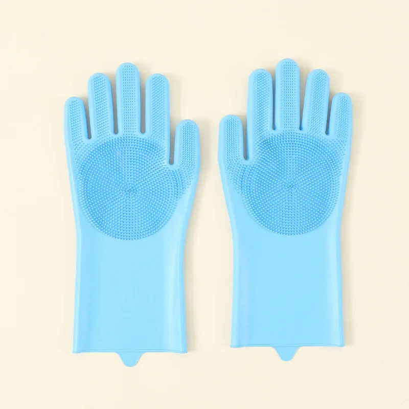 Pet Bath Gloves,Dog and Cat Bath Tools, Eddy Gold Fur Scrubbing Massage Brush,Thickened Anti Scratch and Anti Bite Pet Supplies