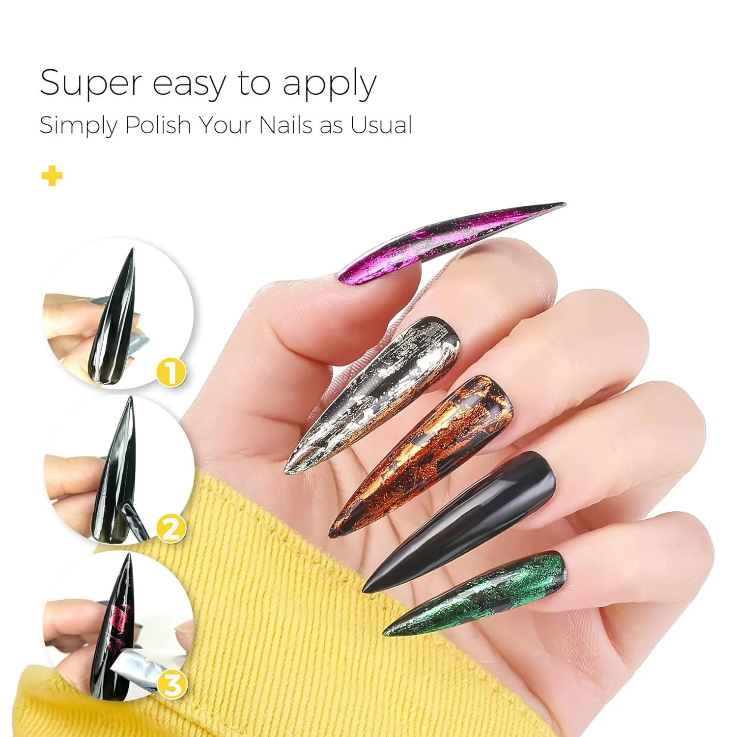 12g Transfer Foil Nail Gel Polish Semi-Permanent Varnish for Adhesive Sticker Nail Glue Soak Off UV LED Gel Art Decoration