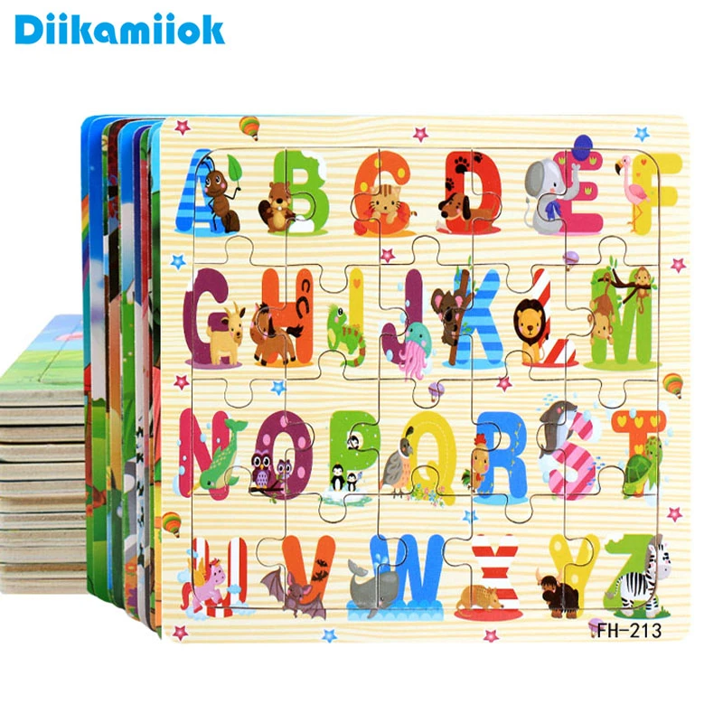 Hot Sale 9 Piece Kids Puzzle Toy Animals And Vehicle Wooden Puzzles Jigsaw Baby Educational Learning Toys For Children Gift Educational Toys Educational Toys Free Shippingpuzzle Educational Aliexpress