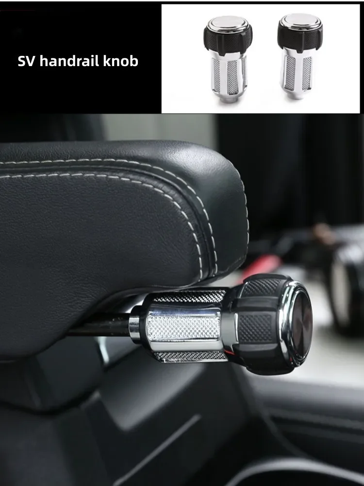

Suitable for Land Rover Executive for Land Rover Sport for Land Rover Discovery 5 SV Handrail Knob Head Aluminum Alloy 2PCS set