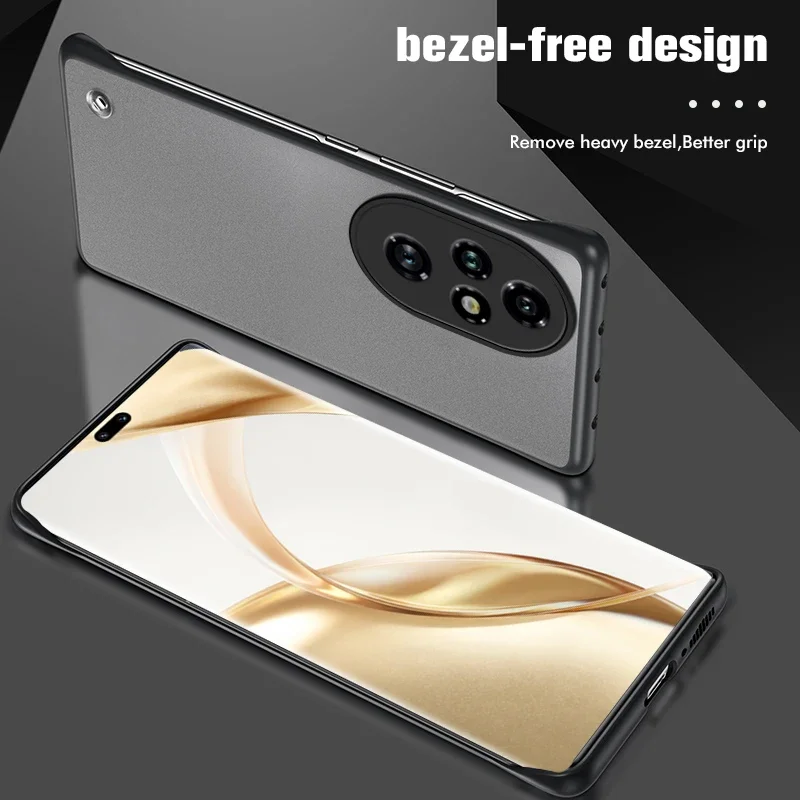 Ultra Thin Frameless Translucent Matte Phone Case – Elegant Hard Back Cover