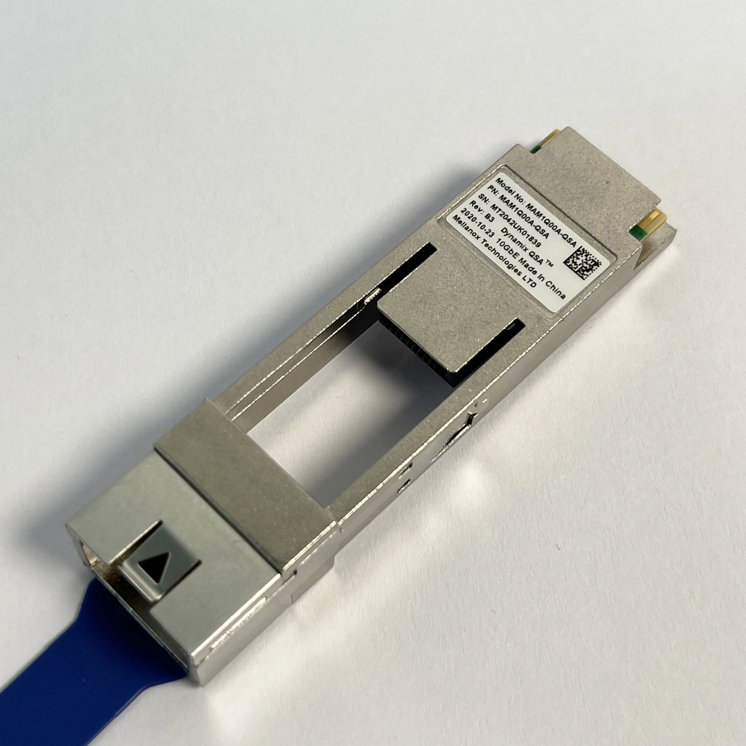 HP Mellanox MAM1Q00A-QSA 655874-B21 40G QSFP+ To SFP+ Adapter Convert Module Qsfp/Sfp For Fiber Optical Media Converter Fiber Transceiver Module SFP Transceiver Module