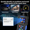 TopDiag T200 Car OBD2 Scanner Diagnostic Tool Engine Code Reader Car Voltage Tester Automotive Vehicle Fault Code Scanner OBDII 5