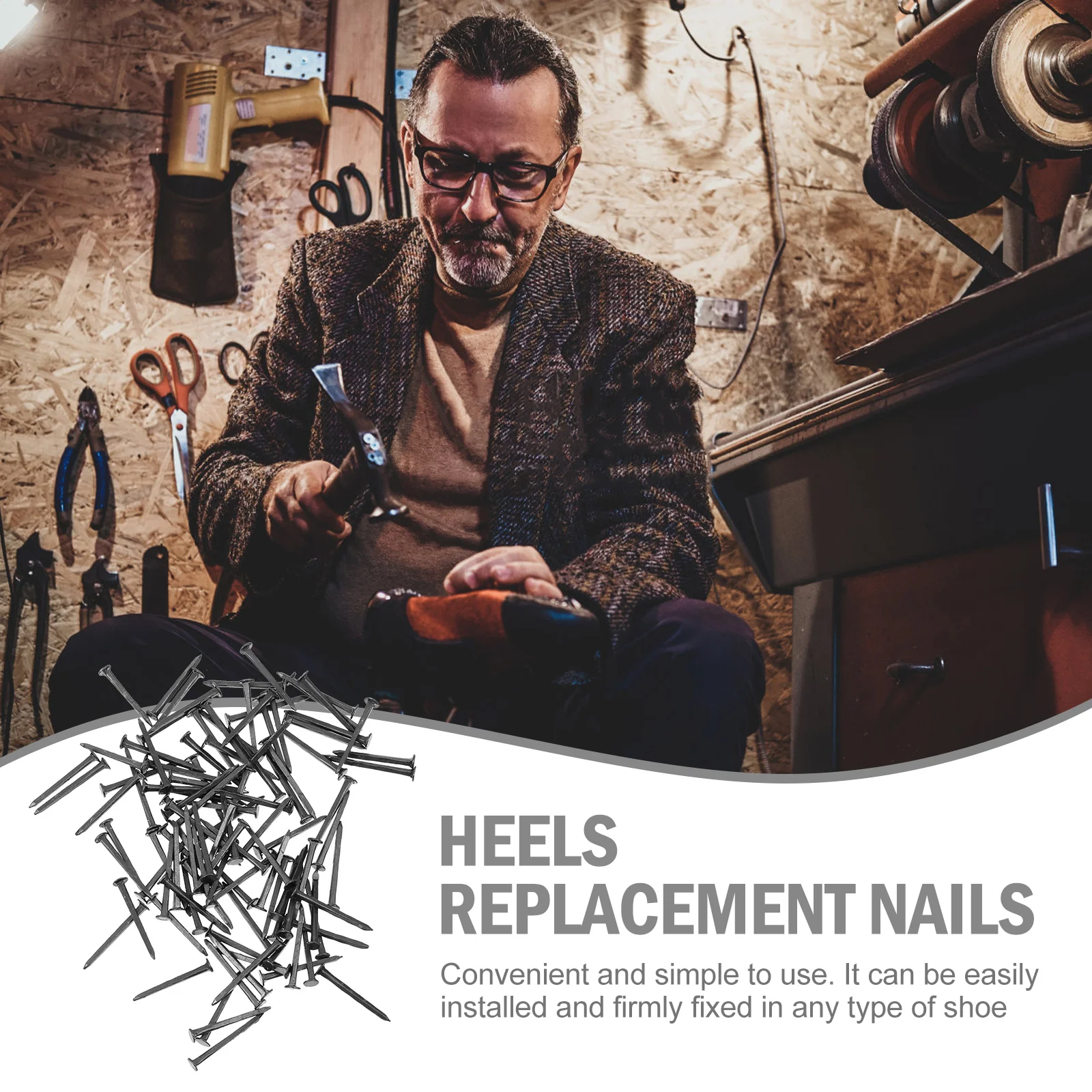 ShoeRepairNailsProfessionalShoesHeelsRepairingBlackIron