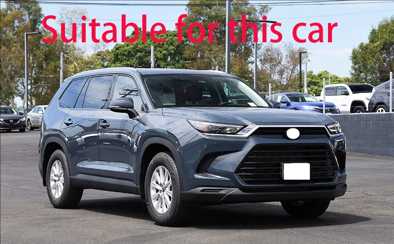 Capas Maçaneta Toyota Grand Highlander 2024 2025 - ABS Prata - Kit 4 Peças