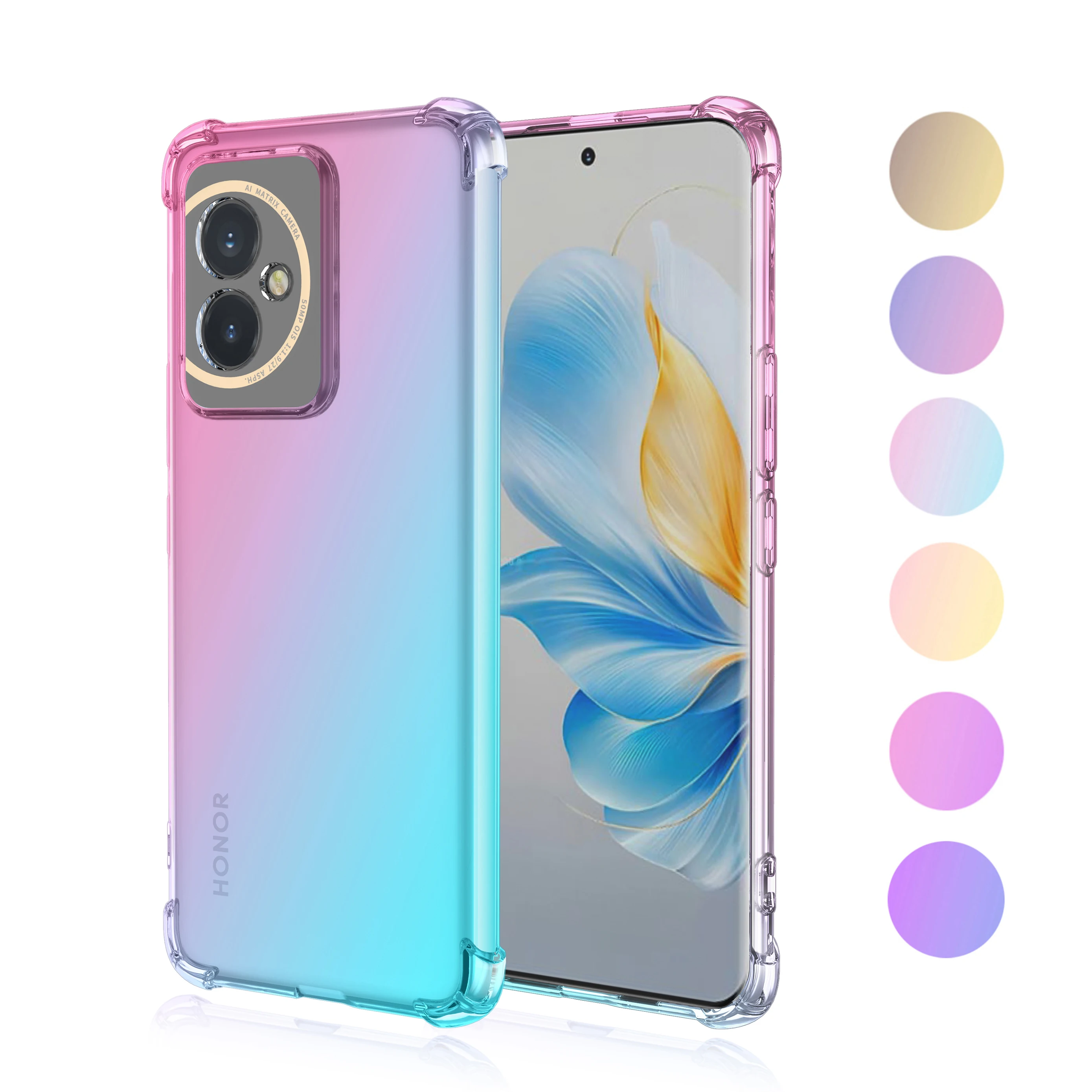 Custodia Per Honor 100 Pro X50I Honor X9B Clear Cute Gradient Slim Antigraffio Custodia Antiurto In Tpu Flessibile Per Honor X9B