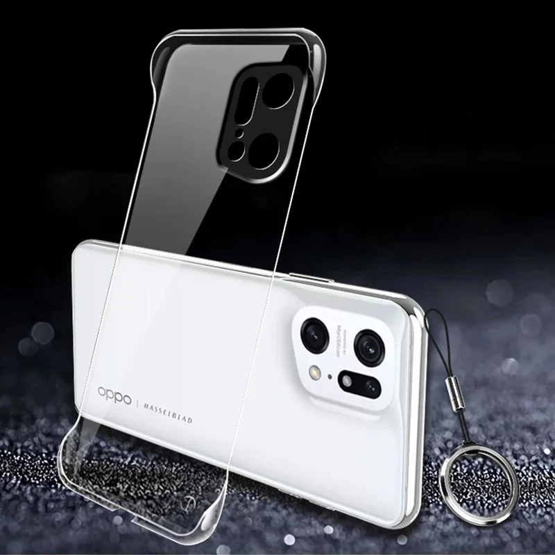 Frameless Transparent Ring Case - Hard PC Thin Cover