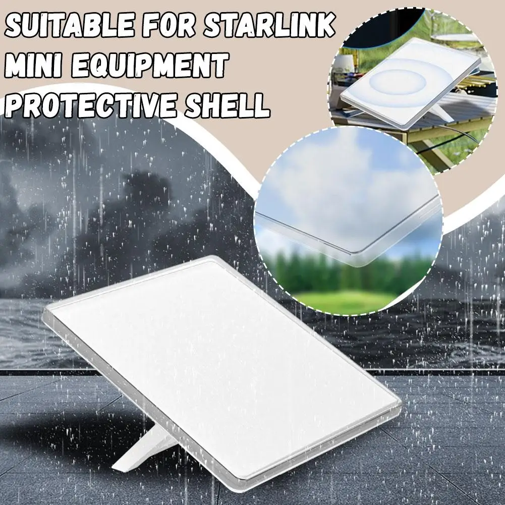 For Starlink Mini Device Protective Case Mini Protective Case Waterproof Fully Covered Silicone Protective Cover 2