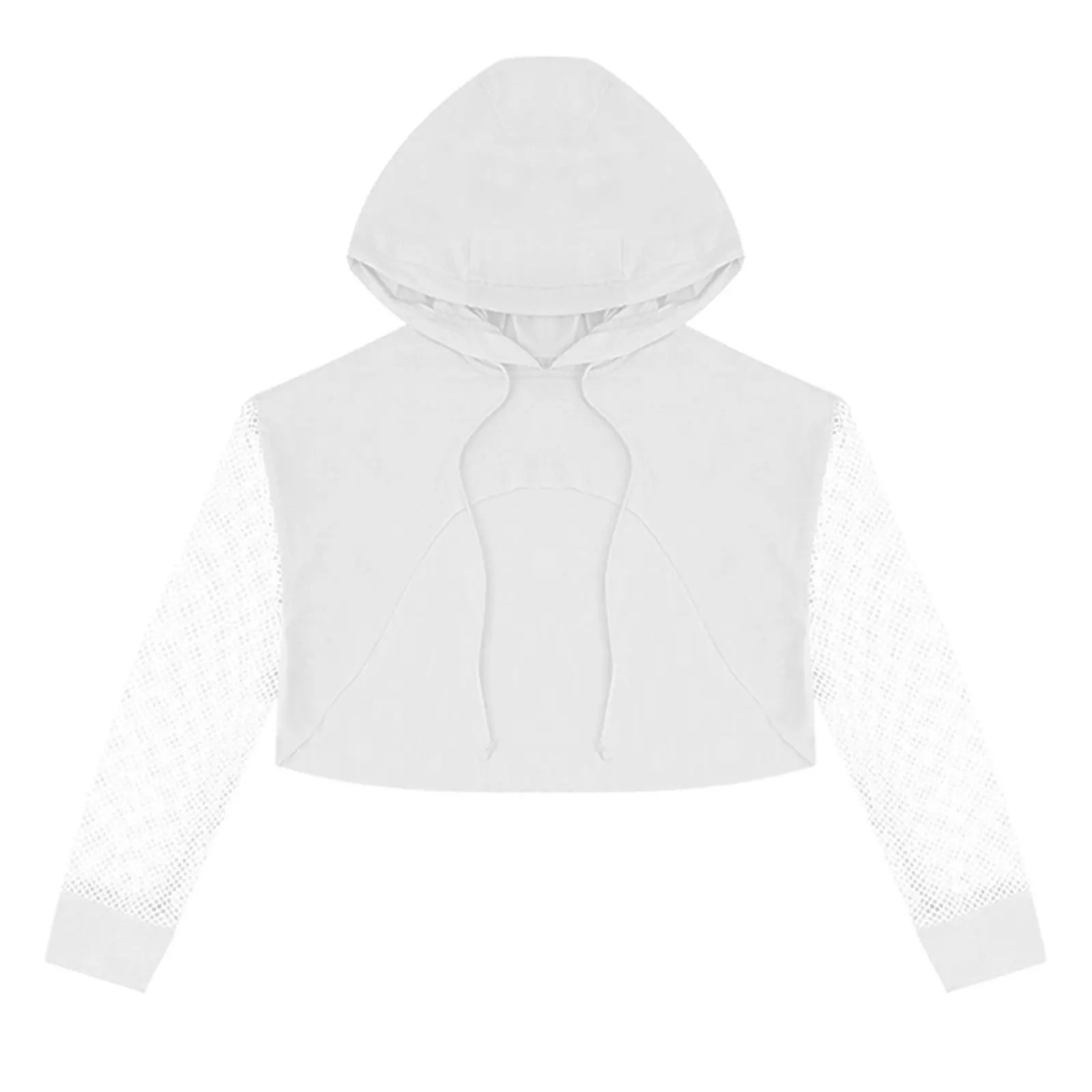Jazz Dance Performance Costume | Drawstring Crop Hoodie