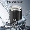 Electric Razor for Men Rechargeable Mini Shaver Wet-Dry Beard Body Hair Trimmer Portable Men's Electric Shaver Pocket Razor 6