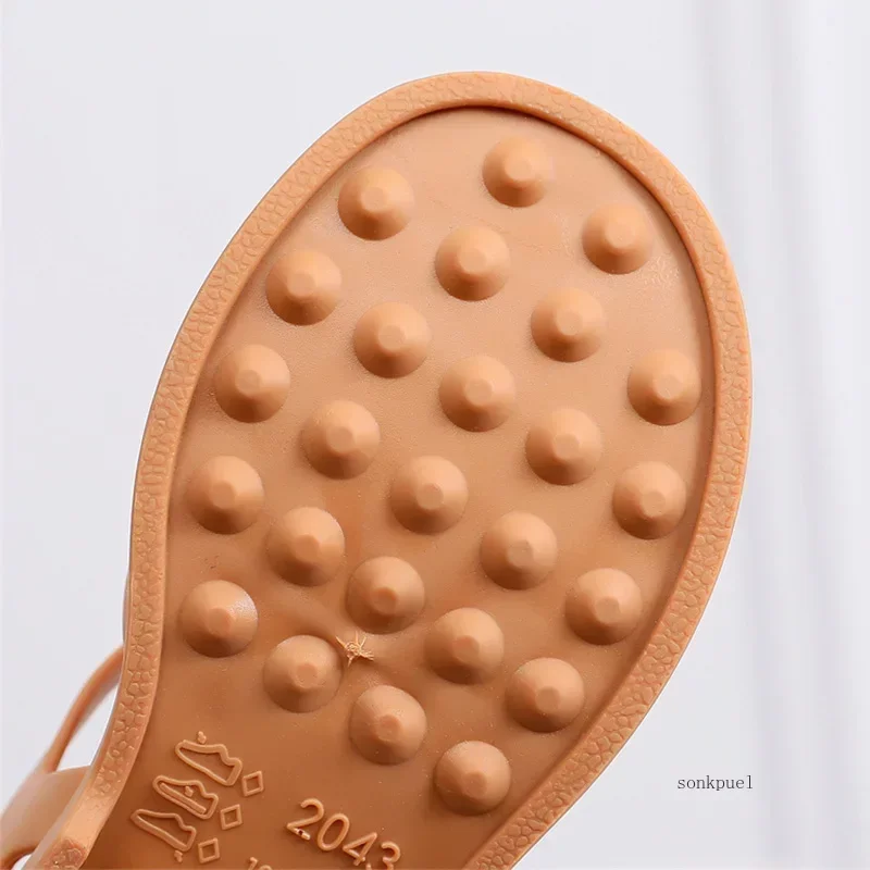 Summer Children Sandals Baby Girls Toddler Soft Non-slip Princess Shoes Kids Candy Jelly Beach Shoes Boys Casual Roman Slippers 5