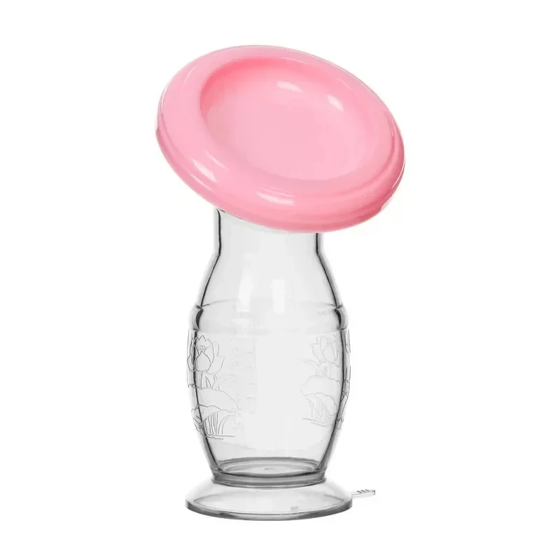 Silicone Sucker Manual Breast Pump Accessories Maternal Milk Collector Holder Baby Breastfeeding Bottle Puerperal Nursing Pump