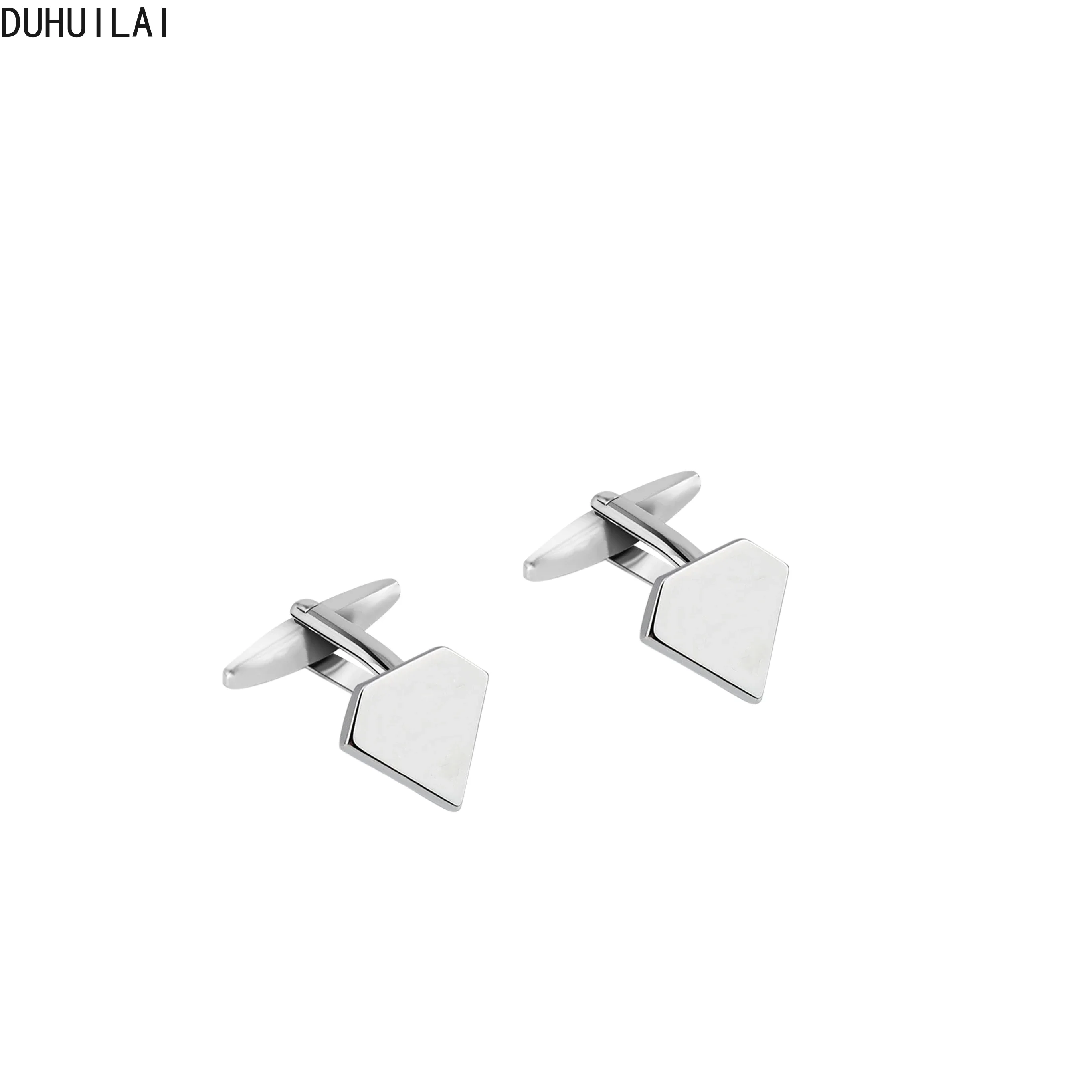 

Personalized Ladies Men Stainless Steel Jewel Logo Shirt French Cufflinks Solemn Luxury High Quality Wedding Gift Party Gift